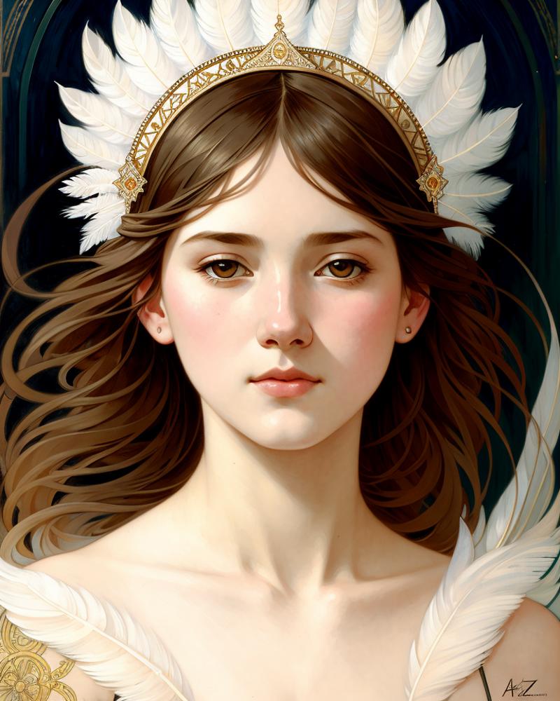 02156-1603367961-portrait of a girl surrounded by delicate feathers, face, intricate, elegant, highly detailed, digital painting, artstation, con.png